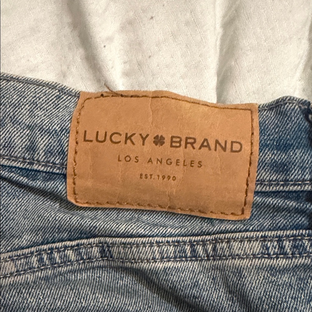 Lucky Brand Light Blue Distressed Skinny Jeans - Picture 4 of 4